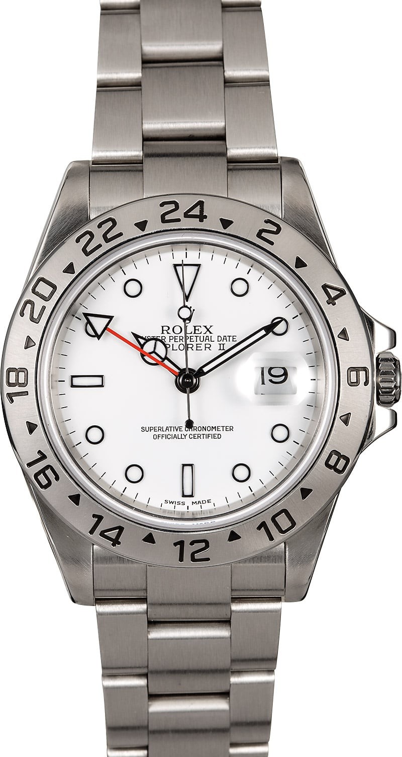 Men's Rolex Explorer II 16570 Polar Dial WE03497