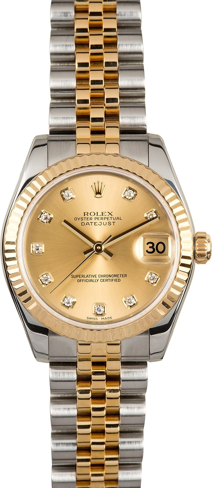 Mid-Size Rolex Datejust 178273 Diamond WE00752