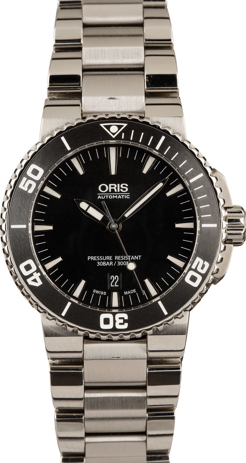 Oris Aquis Date 43MM Black Dial WE03413