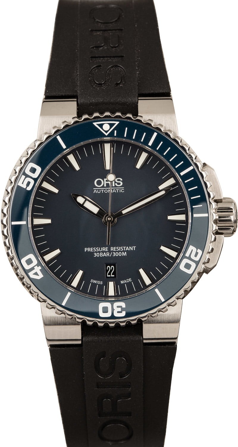 Oris Aquis Date Blue Dial 43MM WE00642