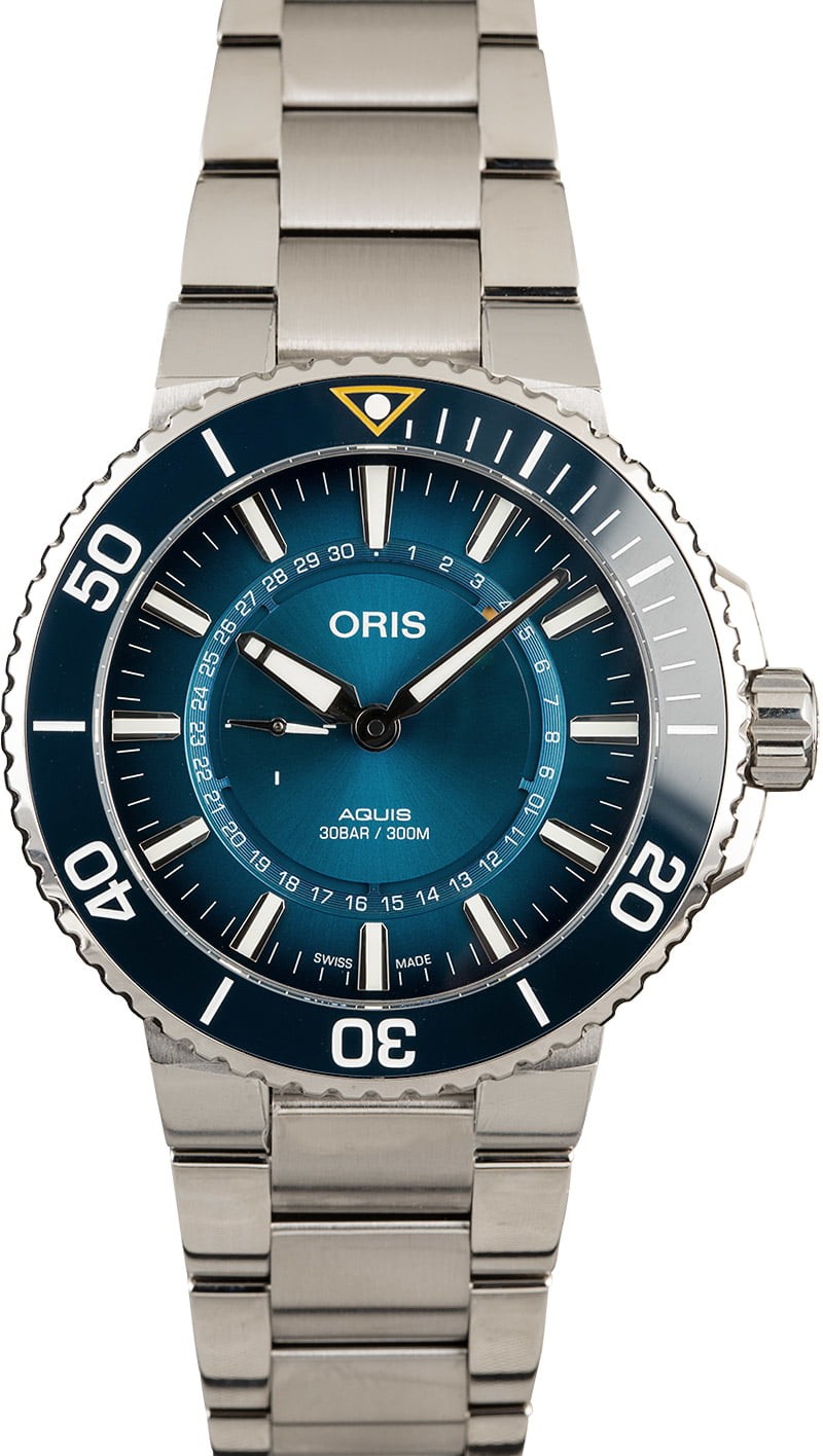 Oris Aquis Date Blue Index Dial WE04546