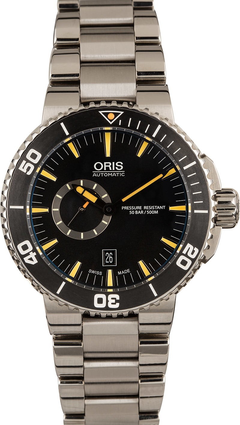 Oris Aquis Small Second Date WE01604