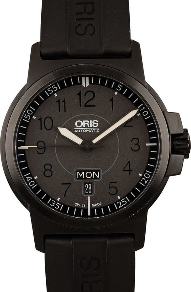 Oris BC3 Advanced Day Date Black Rubber Strap WE01550