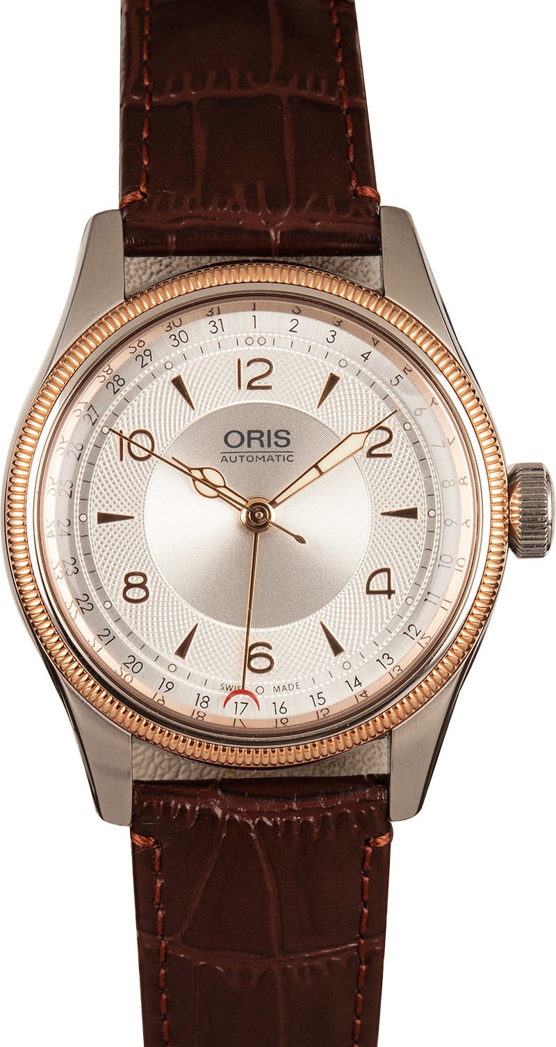 Oris Big Crown Pointer Date Silver Guilloche Dial WE01131