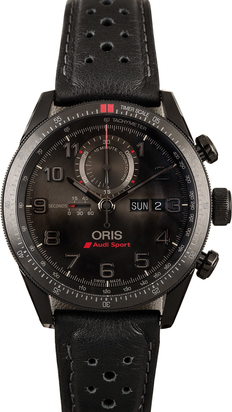 Oris Chronograph Audi Sport Limited Edition II Black Dial WE03766