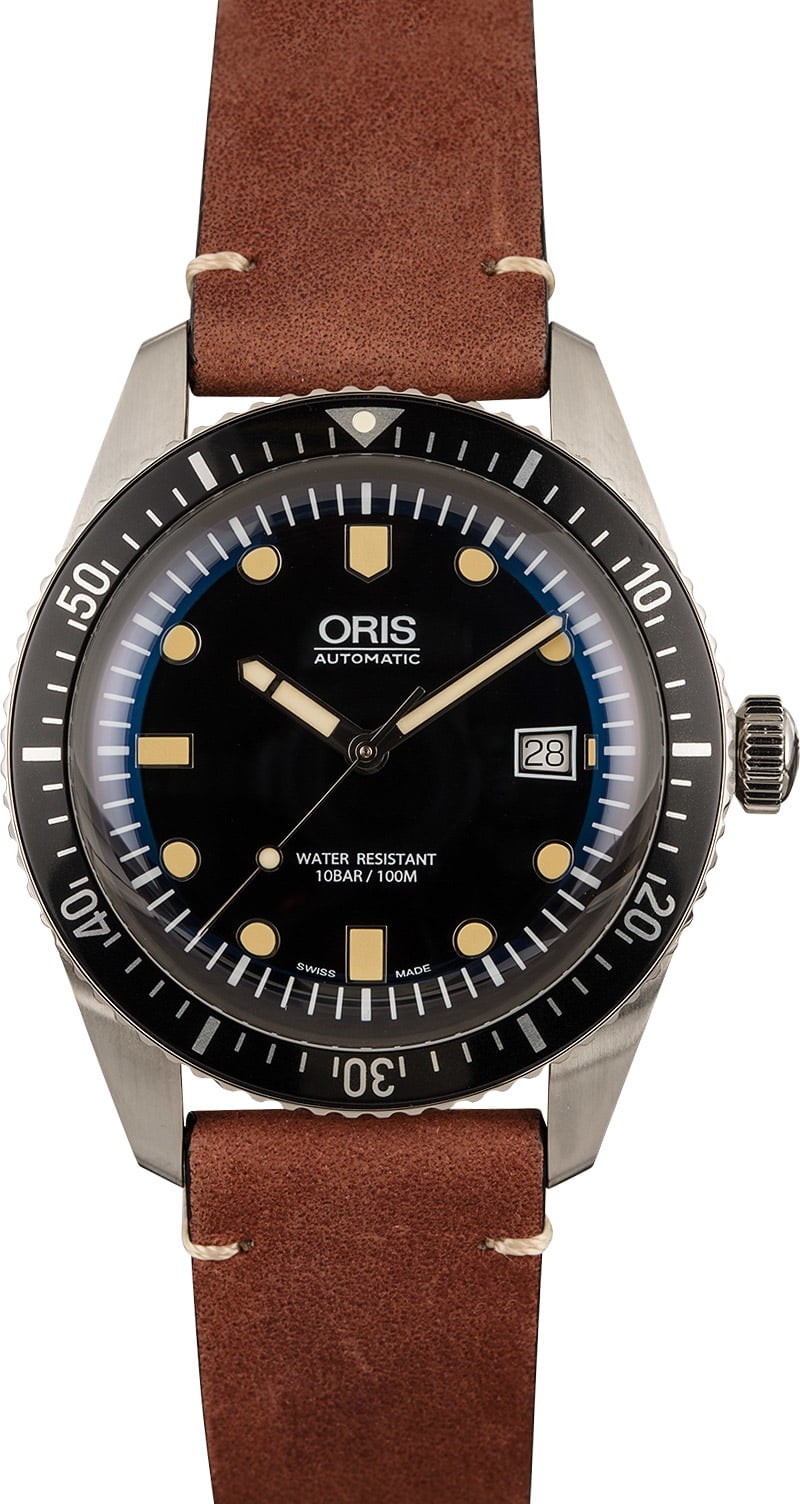 Oris Divers Sixty Five Black Luminous Dial WE01423