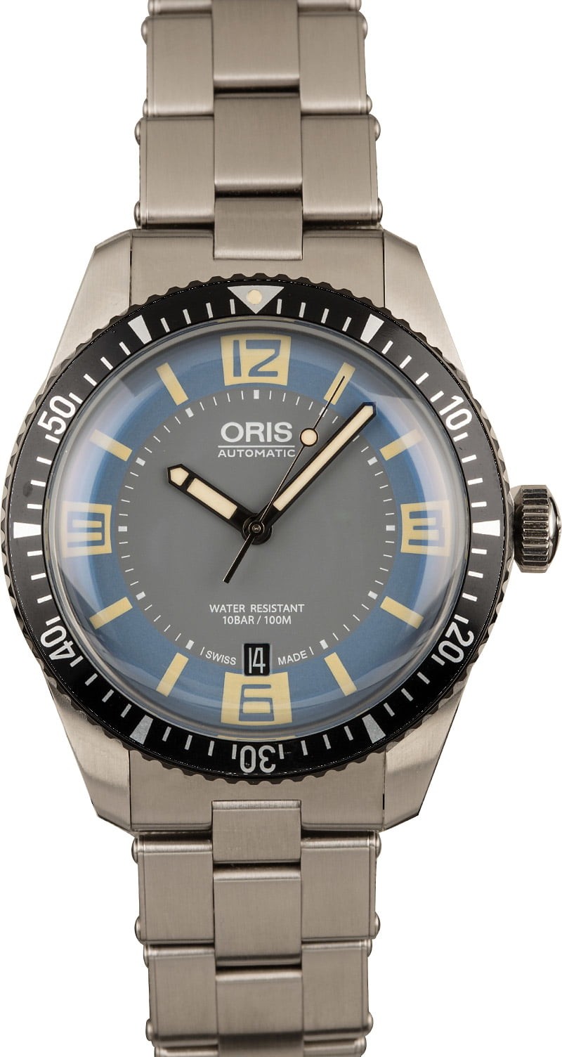Oris Divers Sixty Five Blue Grey Dial WE03561