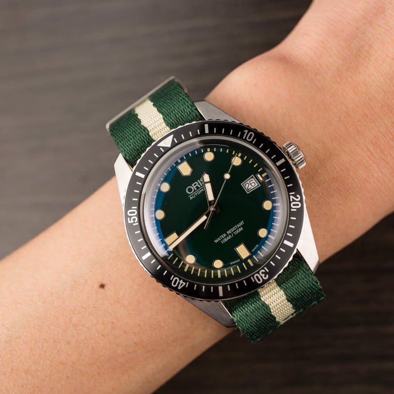 oris sixty five green