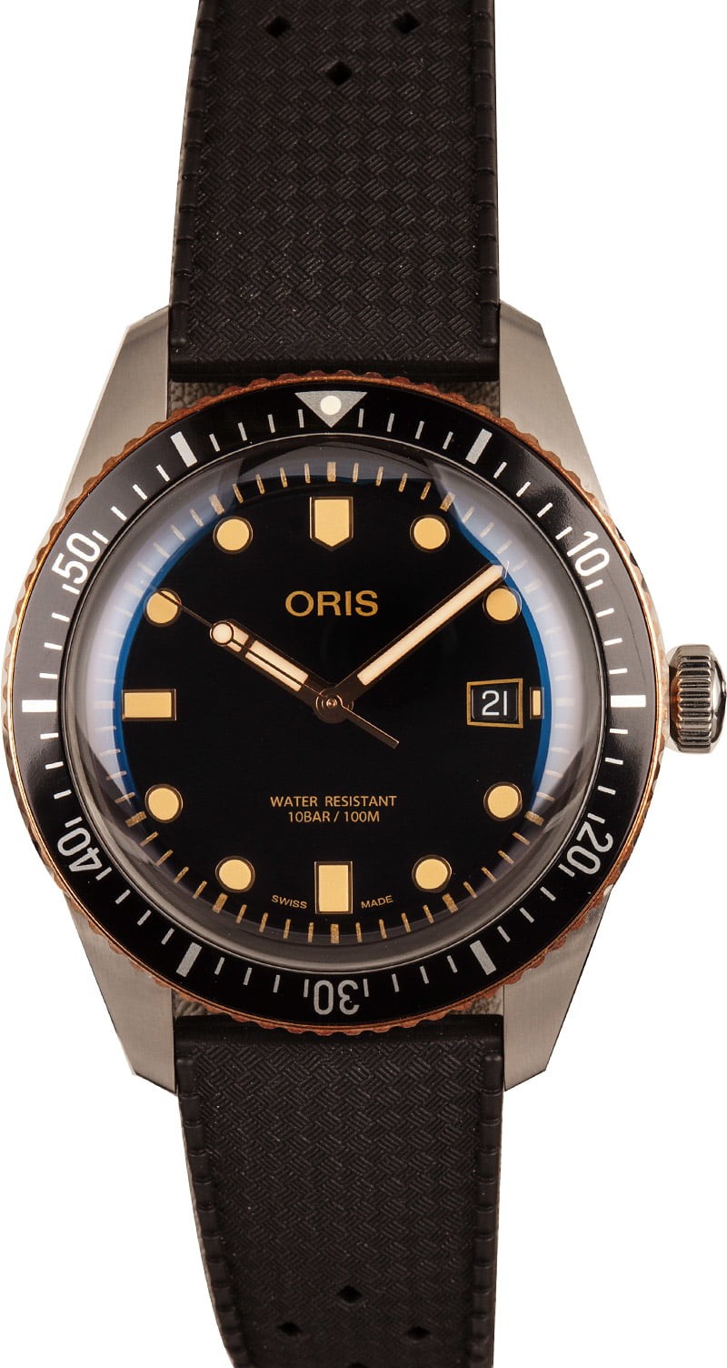 Oris Divers Sixty-Five Steel & Bronze Black Dial WE01912