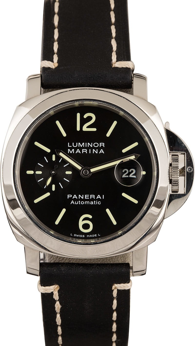 Panerai Luminor Marina PAM 104 Black Dial WE01486