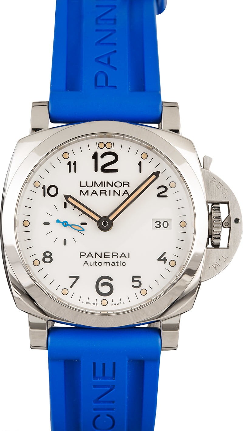 Panerai Luminor Marina PAM1499 Blue Rubber Strap WE04750