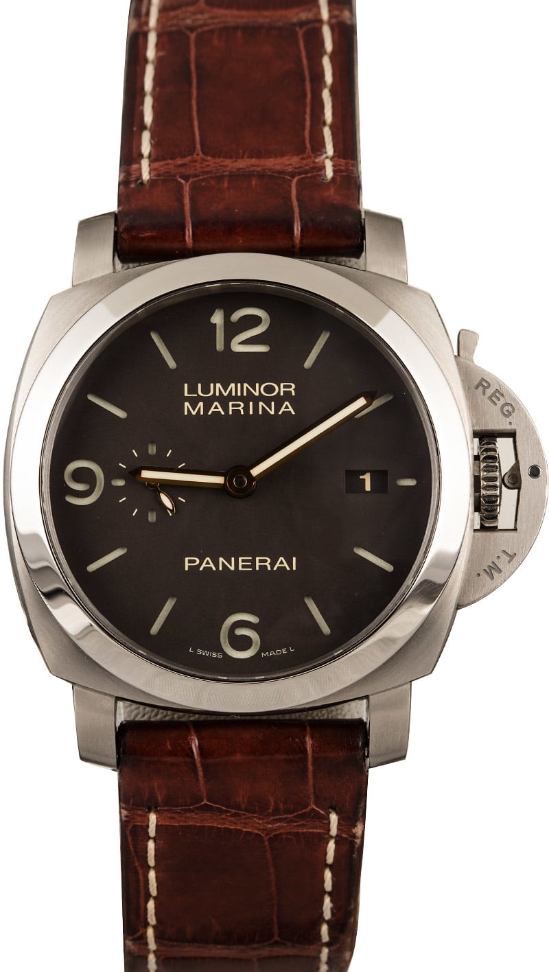 Panerai Luminor Marina PAM351 Tabacco Brown Dial WE04682