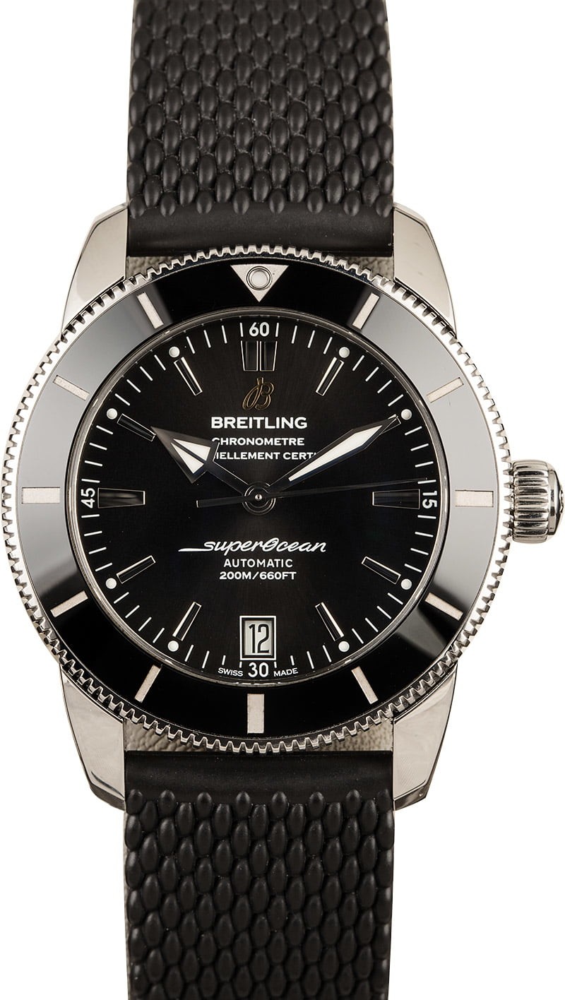Replica AAAAA Breitling SuperOcean Heritage II Rubber Strap WE00661