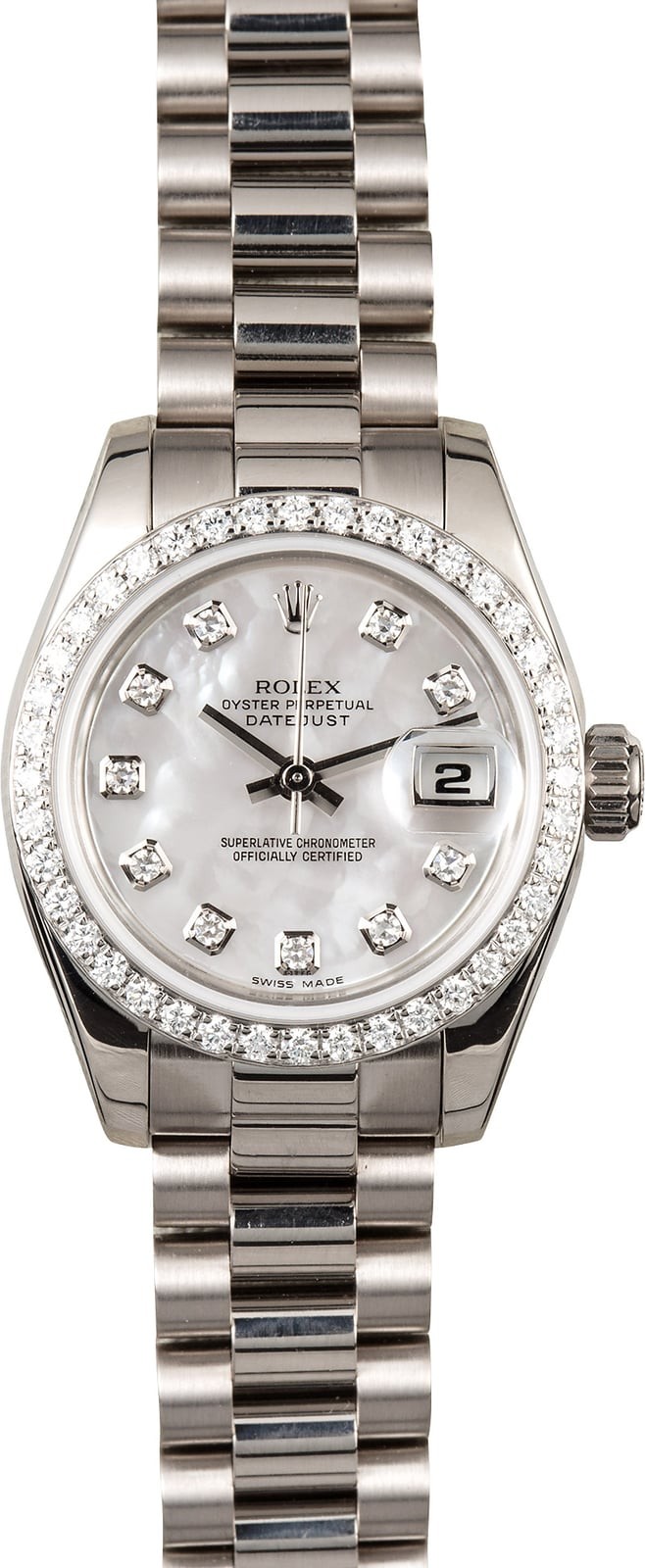 Replica Ladies Rolex Presidential 179179 Diamond Bezel WE00818