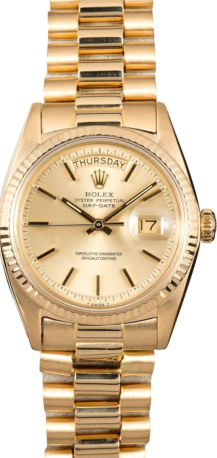 Replica Luxury Rolex Presidential 1803 Vintage Gold Day-Date WE01286