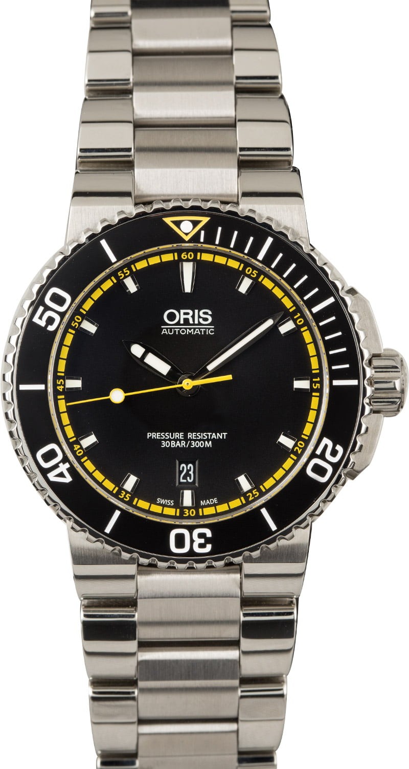 Replica Oris Aquis Date Black Dial WE02501