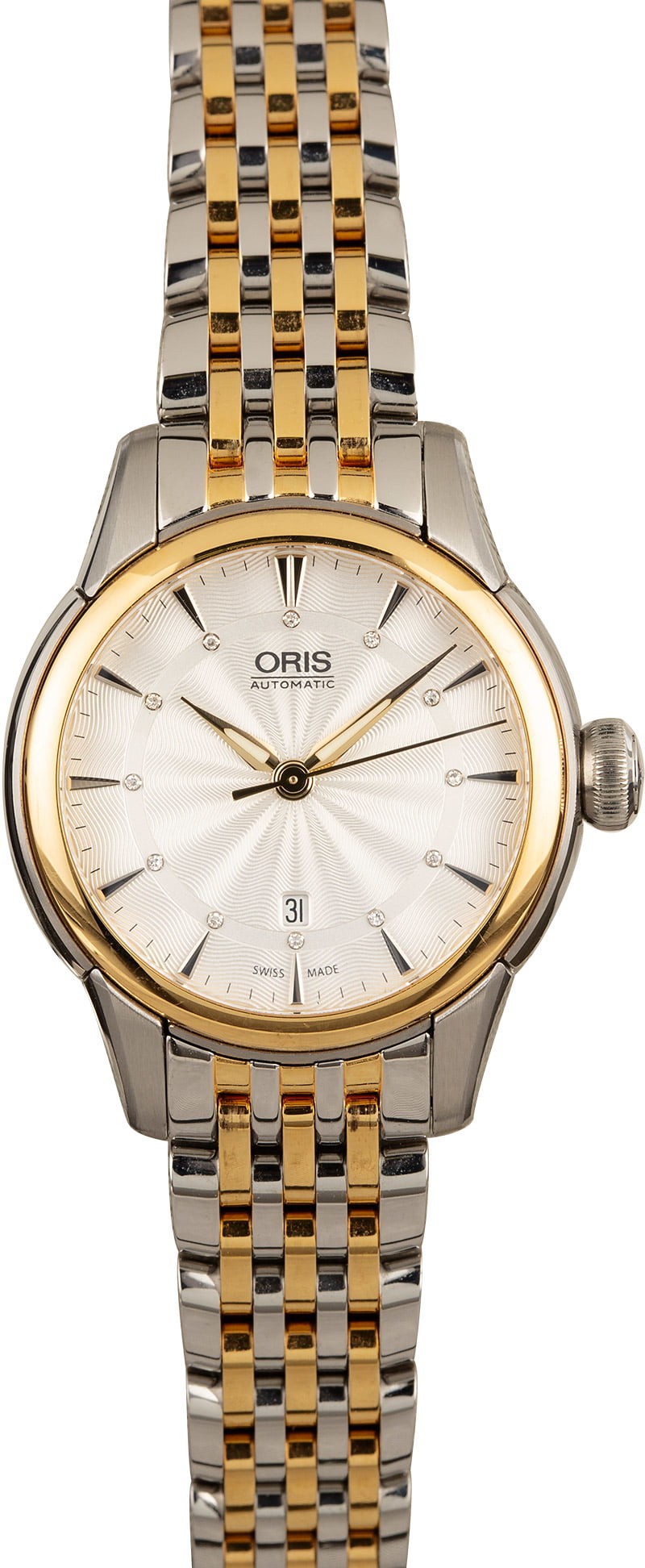 Replica Oris Artelier Date Diamonds WE02202