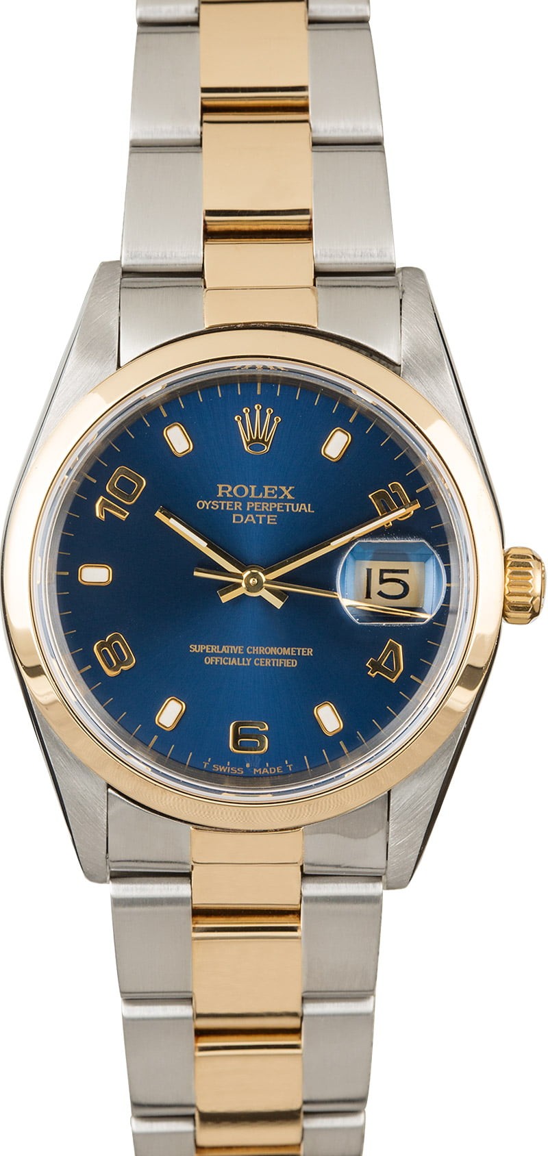 Replica Rolex Date 15203 Blue Arabic Dial WE04376