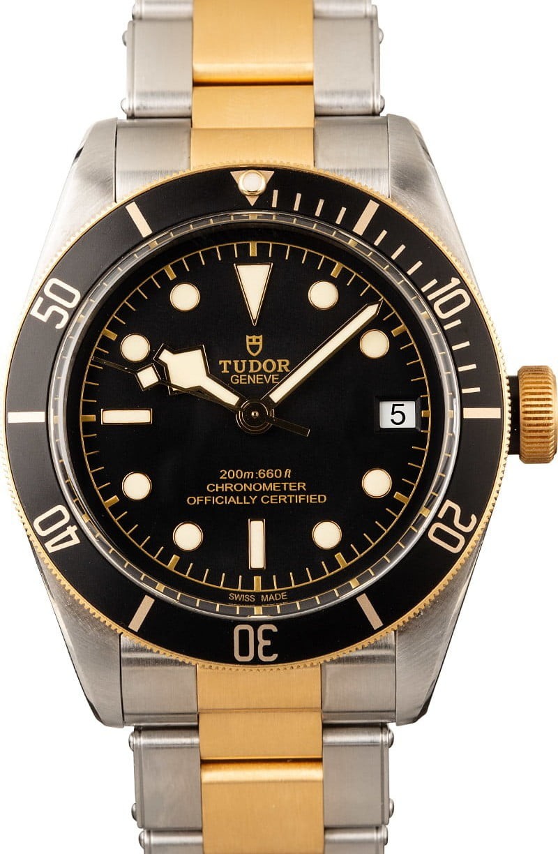 Replica Tudor Heritage Black Bay 79733N Two Tone Watch WE02129