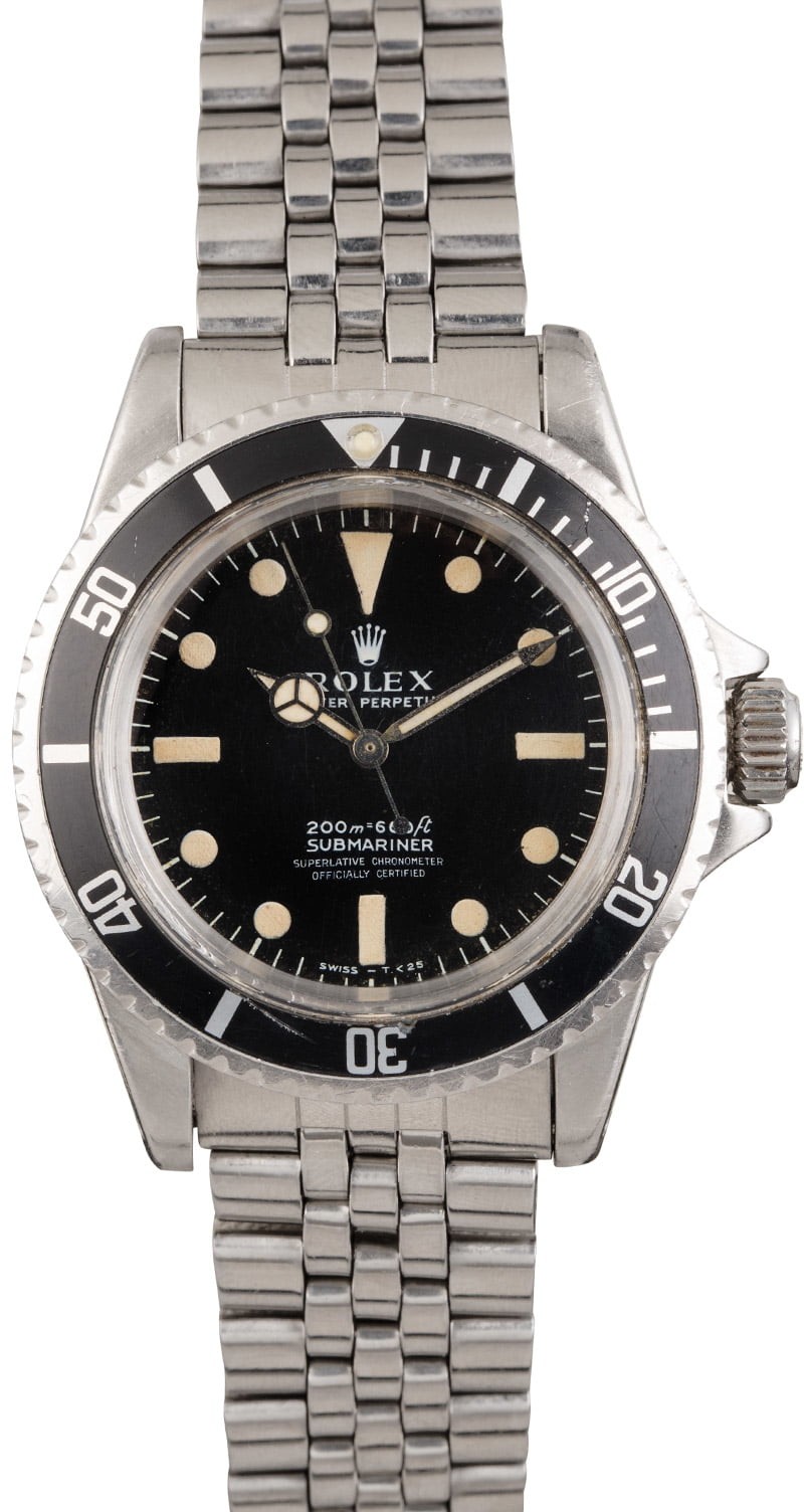 Replica Vintage 1970 Rolex Submariner 5512 Meters First Dial WE01329