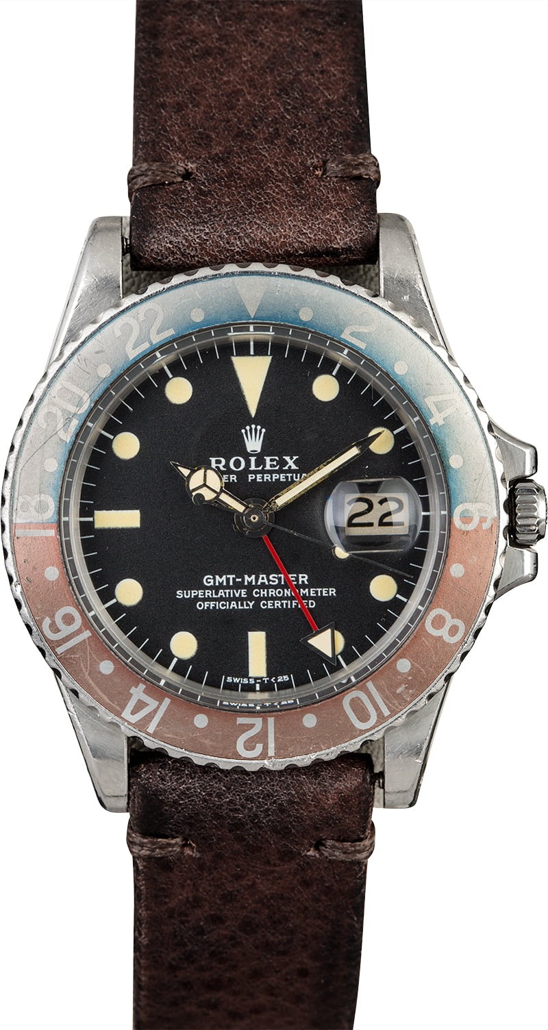 Replica Vintage 1971 Rolex GMT-Master 1675 Pepsi WE04319