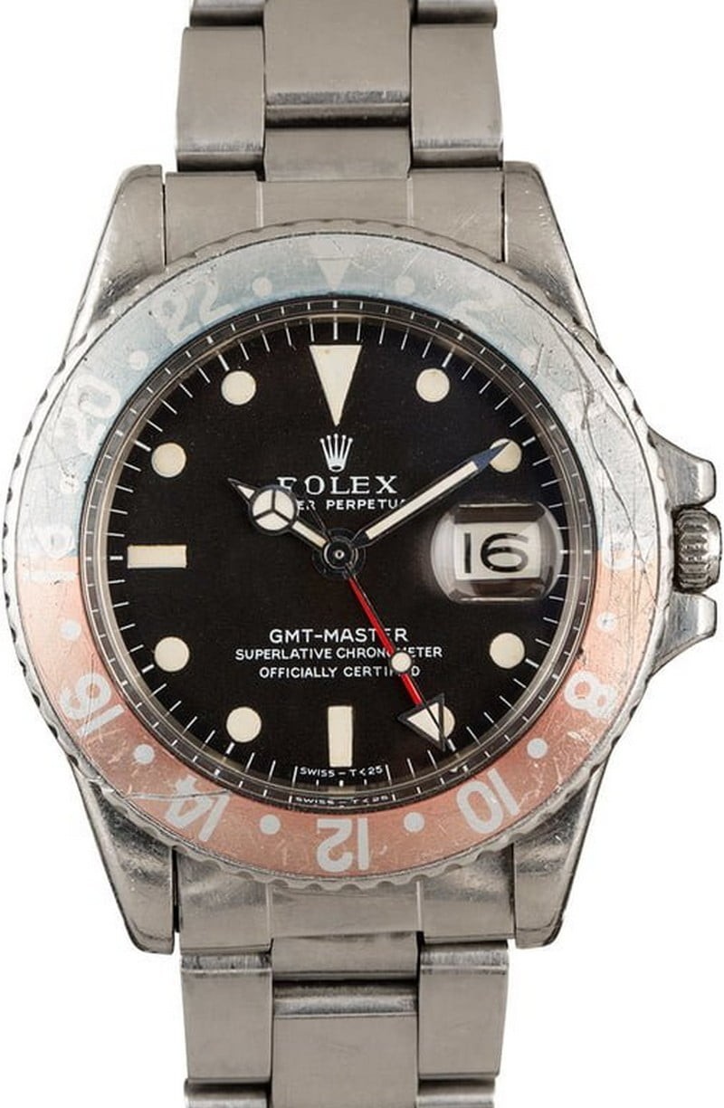 Replica Vintage Rolex GMT-Master 1675 Pepsi WE03744
