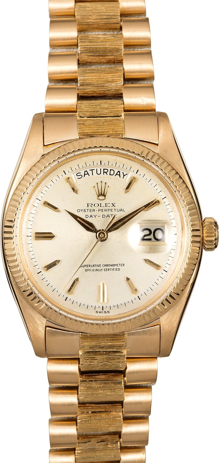 Replica Vintage Rolex Gold Day-Date 6611B WE03593