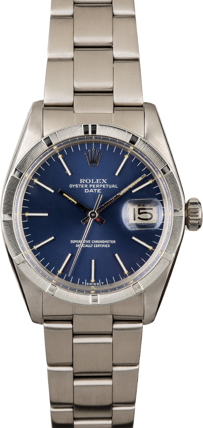 Rolex Date 1501 Blue Dial WE01378