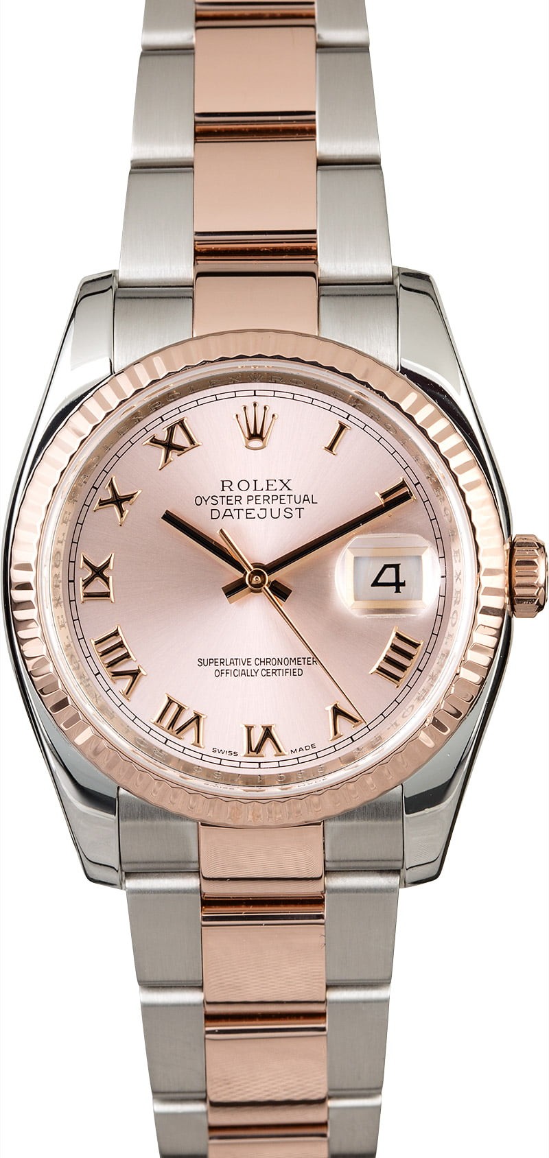 Rolex Datejust 116231 Pink Roman Dial WE02112