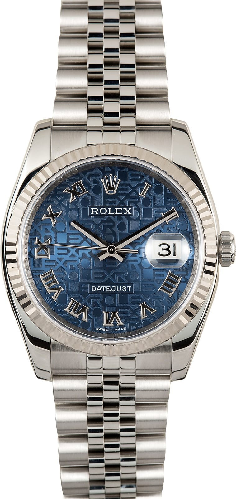 Rolex Datejust 116234 Blue Roman Jubilee WE00315