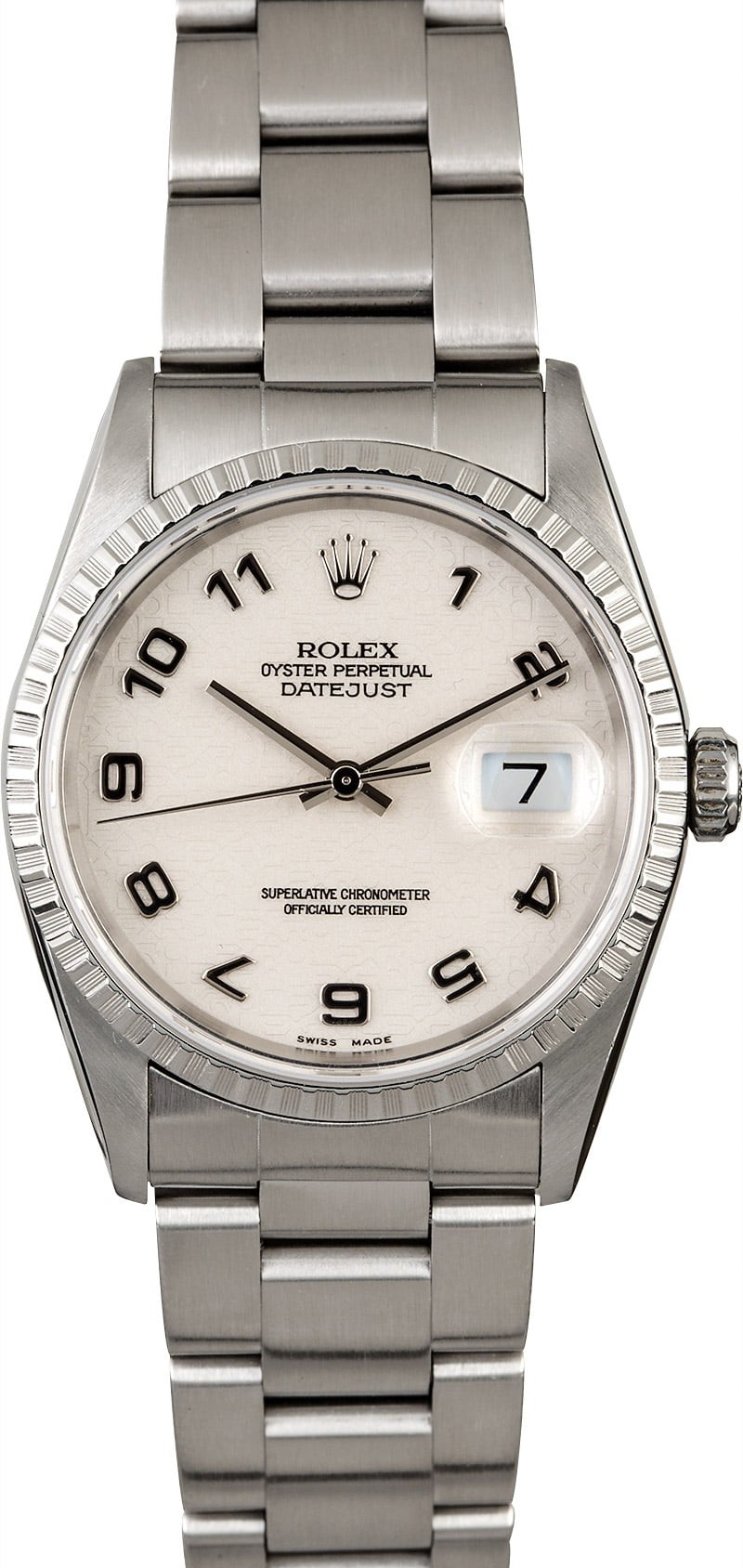 Rolex Datejust 16220 Ivory Jubilee Arabic Dial WE04371