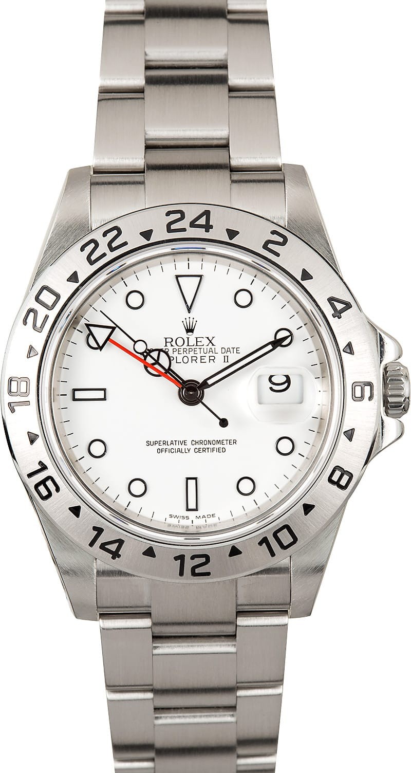 Rolex Explorer 2 16570T White Dial WE03124