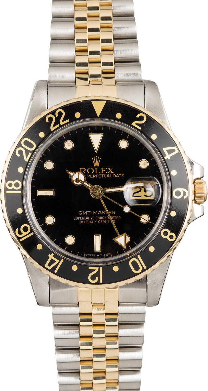 Rolex GMT-Master 16753 Black Tritium Dial WE01694
