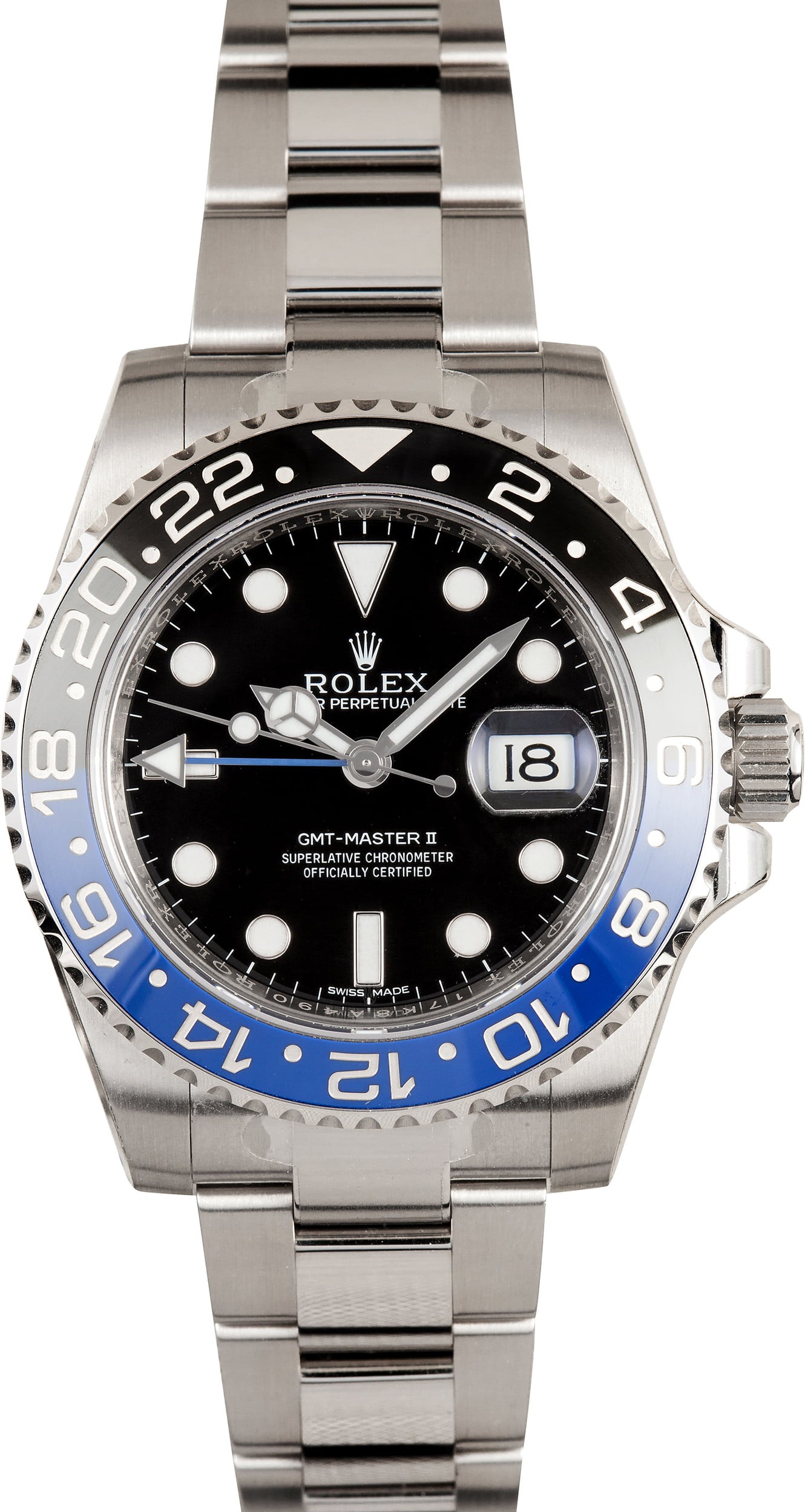 Rolex GMT-Master 'Batman' 116710 with Factory Stickers WE04708