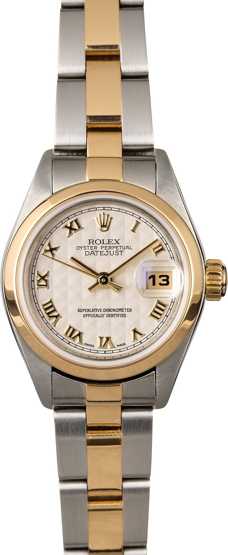 Rolex Lady Datejust 79163 Ivory Pyramid Dial WE01924
