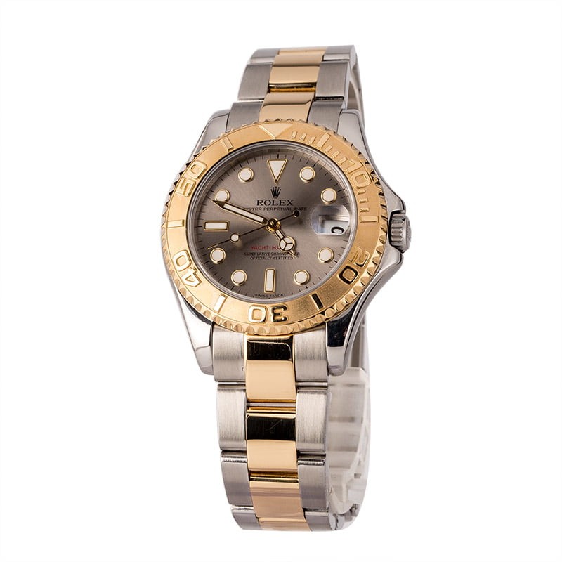 Rolex Mid-Size Yacht Master 168623 Slate Dial WE02924