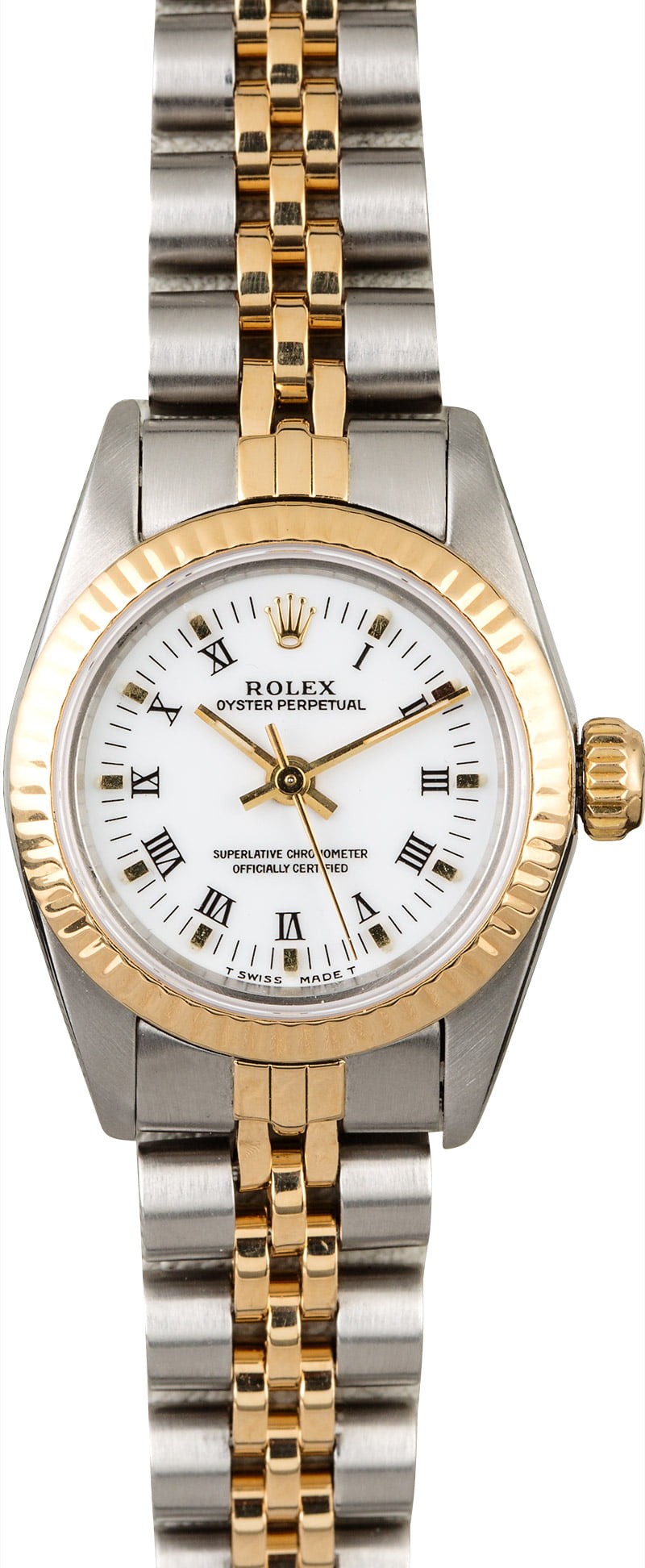 Rolex Oyster Perpetual 67193 Two Tone Ladies Watch WE02062