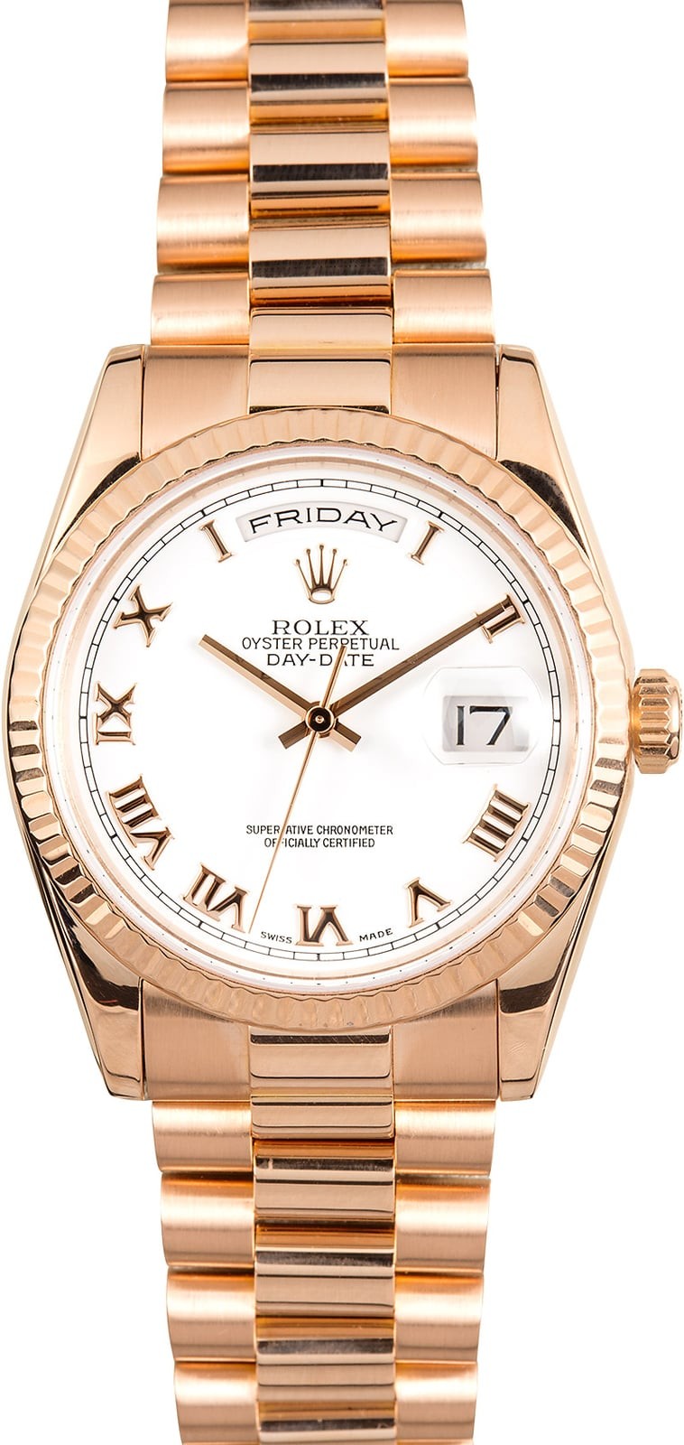 Rolex President Day-Date Rose Gold 118235 WE02013