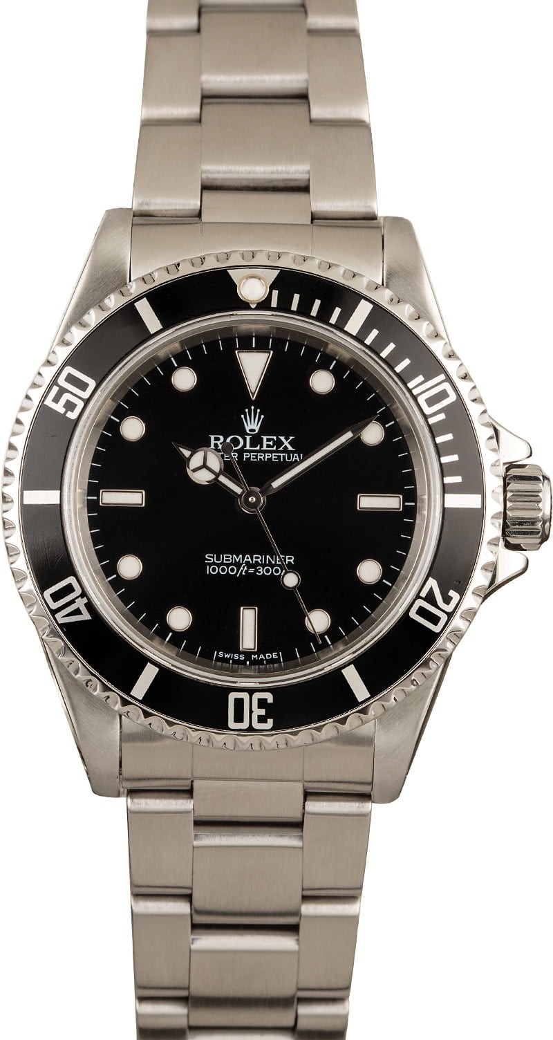 Rolex Submariner 14060M Black Steel Watch WE00850