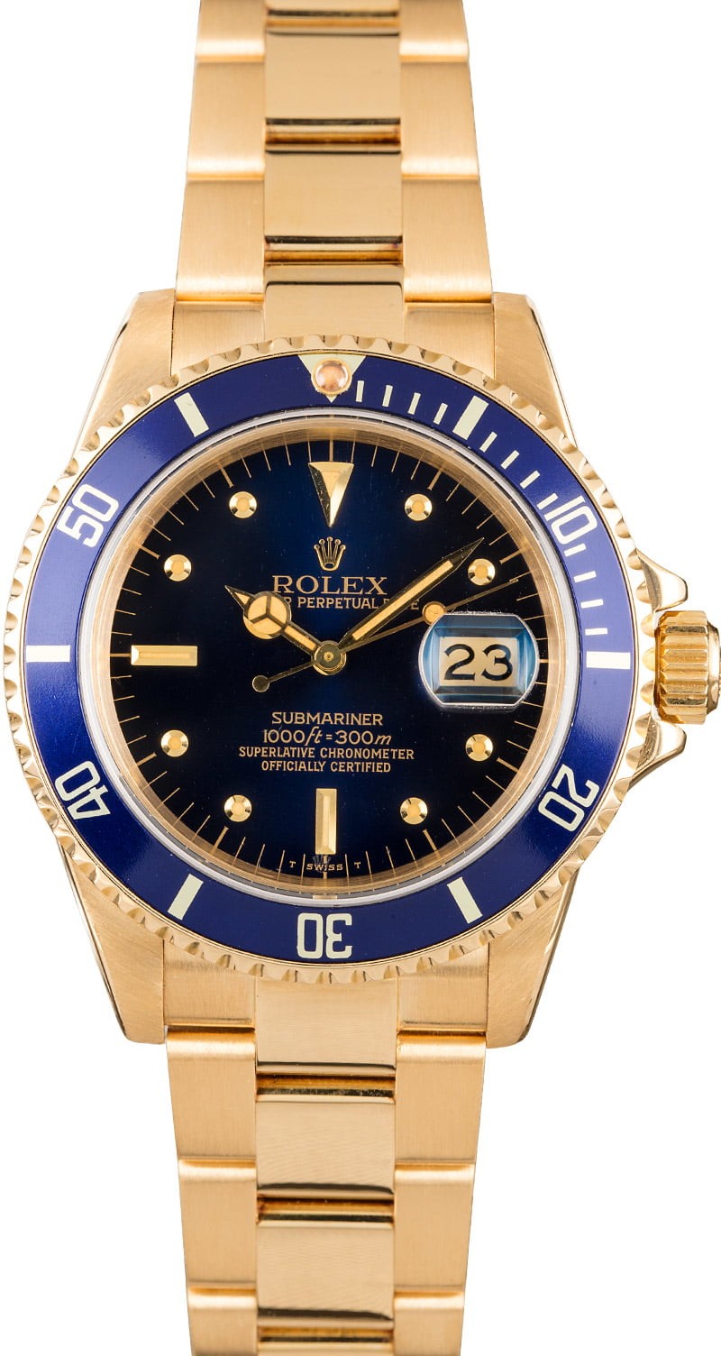 Rolex Submariner 16808 Blue WE03231