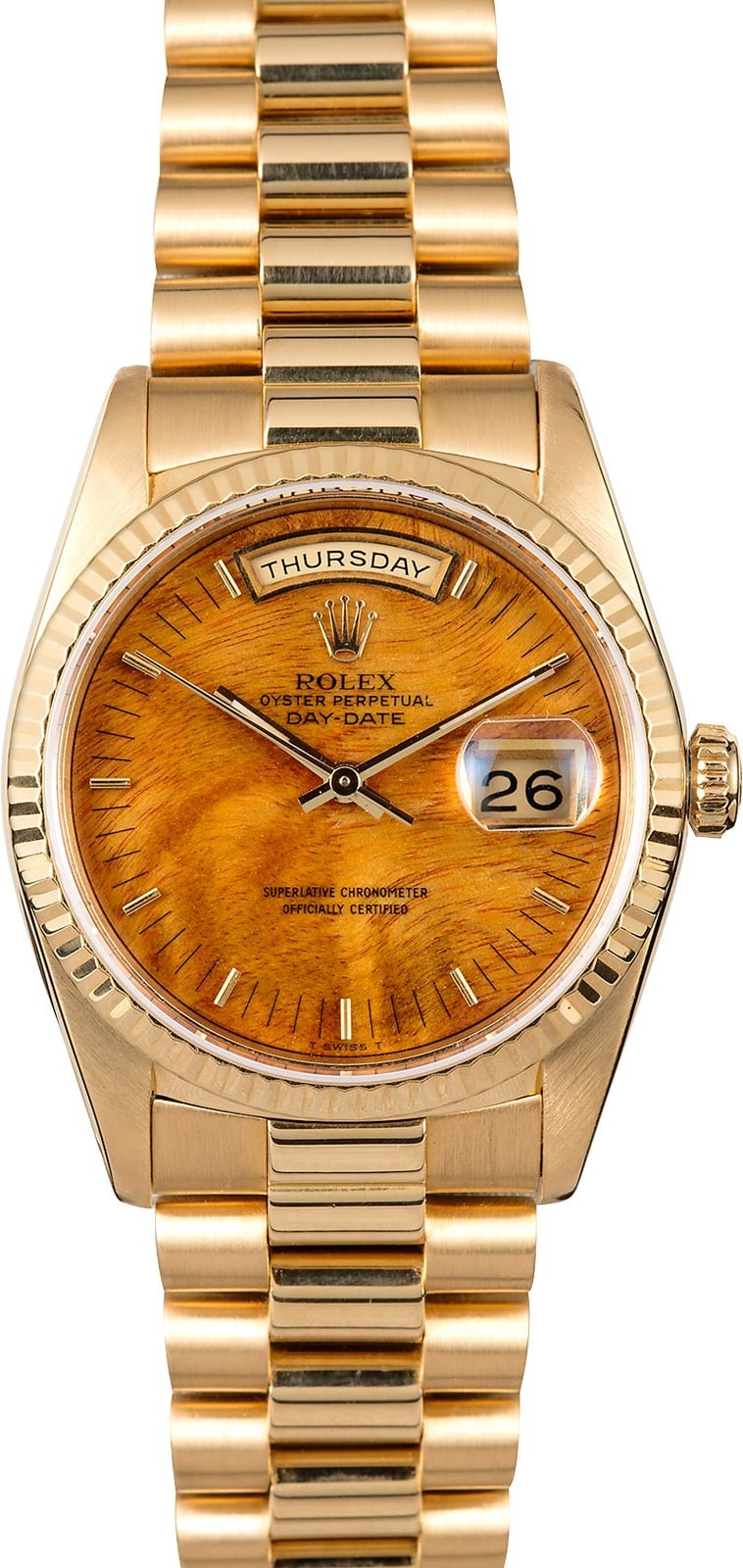 Rolex Yellow Gold Presidential 18238 Day-Date WE02262