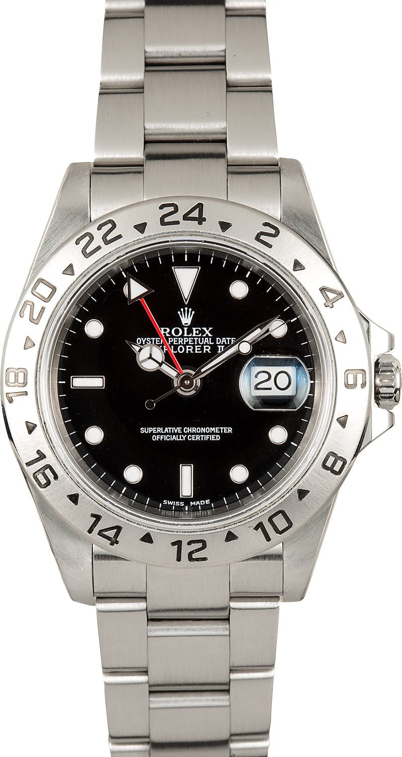 Top Replica Rolex Explorer II 16570 Black Watch WE03393