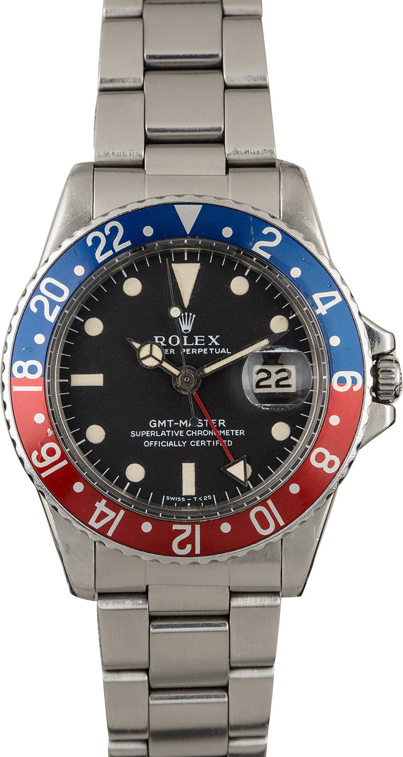 Vintage 1968 Rolex GMT-Master 1675 Mark I Dial WE03667