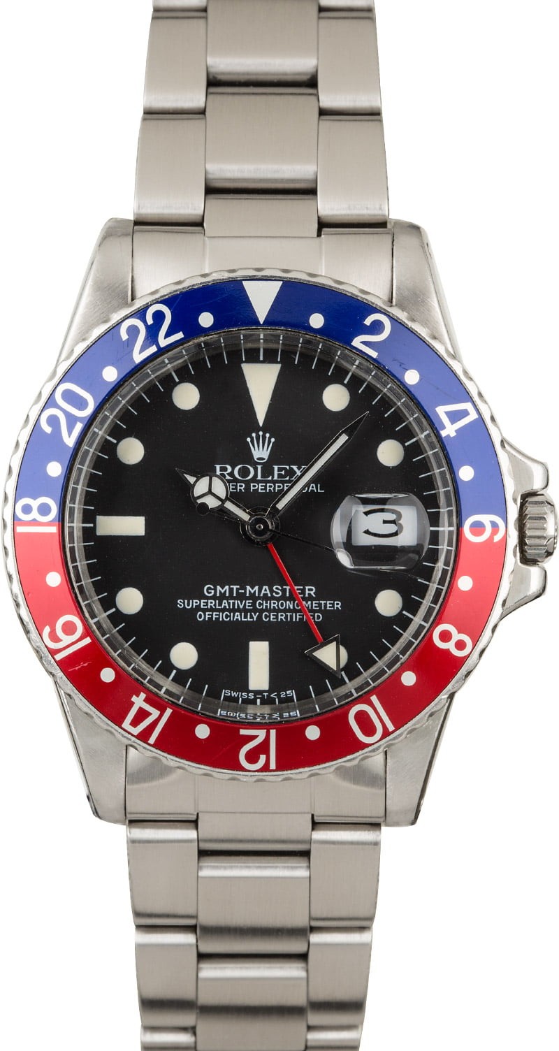 Vintage 1971 Rolex GMT-Master 1675 'Pepsi' Insert WE01399
