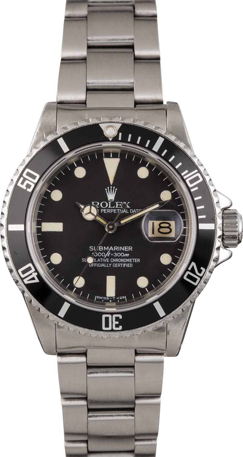 Vintage 1980 Rolex Submariner 16800 WE02457