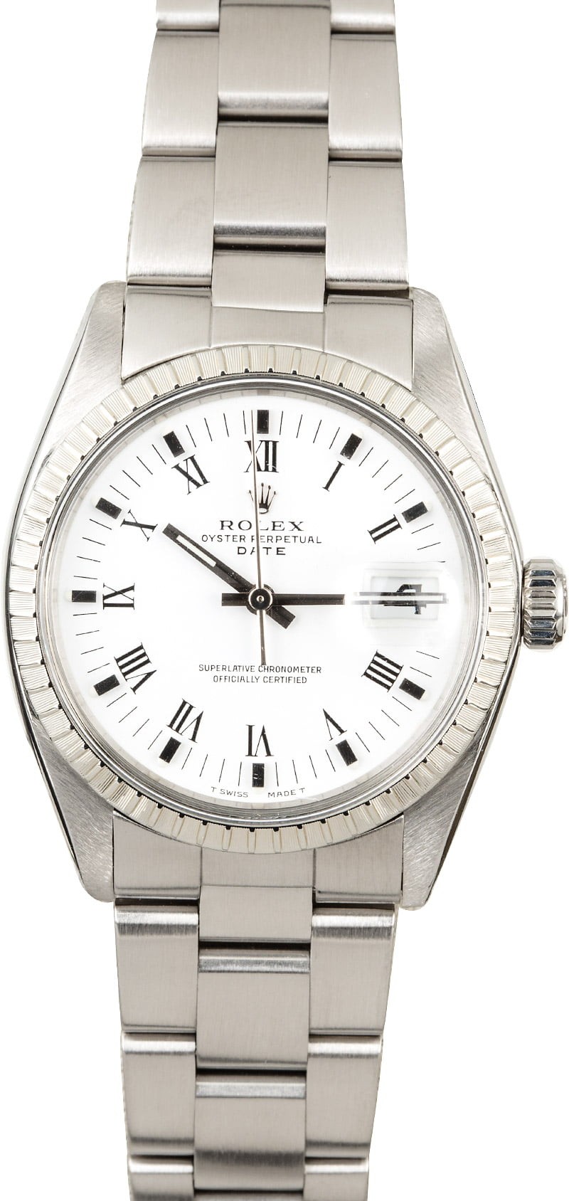 Vintage Rolex Date 1505 White Dial WE03189