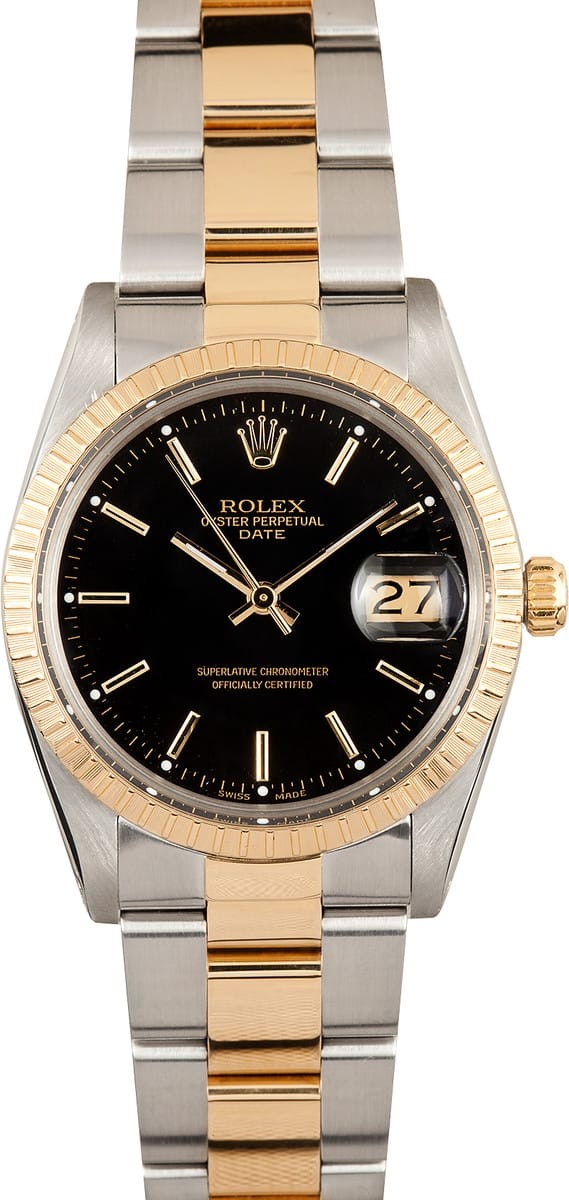 Vintage Rolex Date Stainless and Gold - 15003 WE03201
