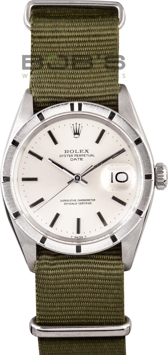 Vintage Rolex Date Stainless Steel With Silver Dial 1501 WE02764