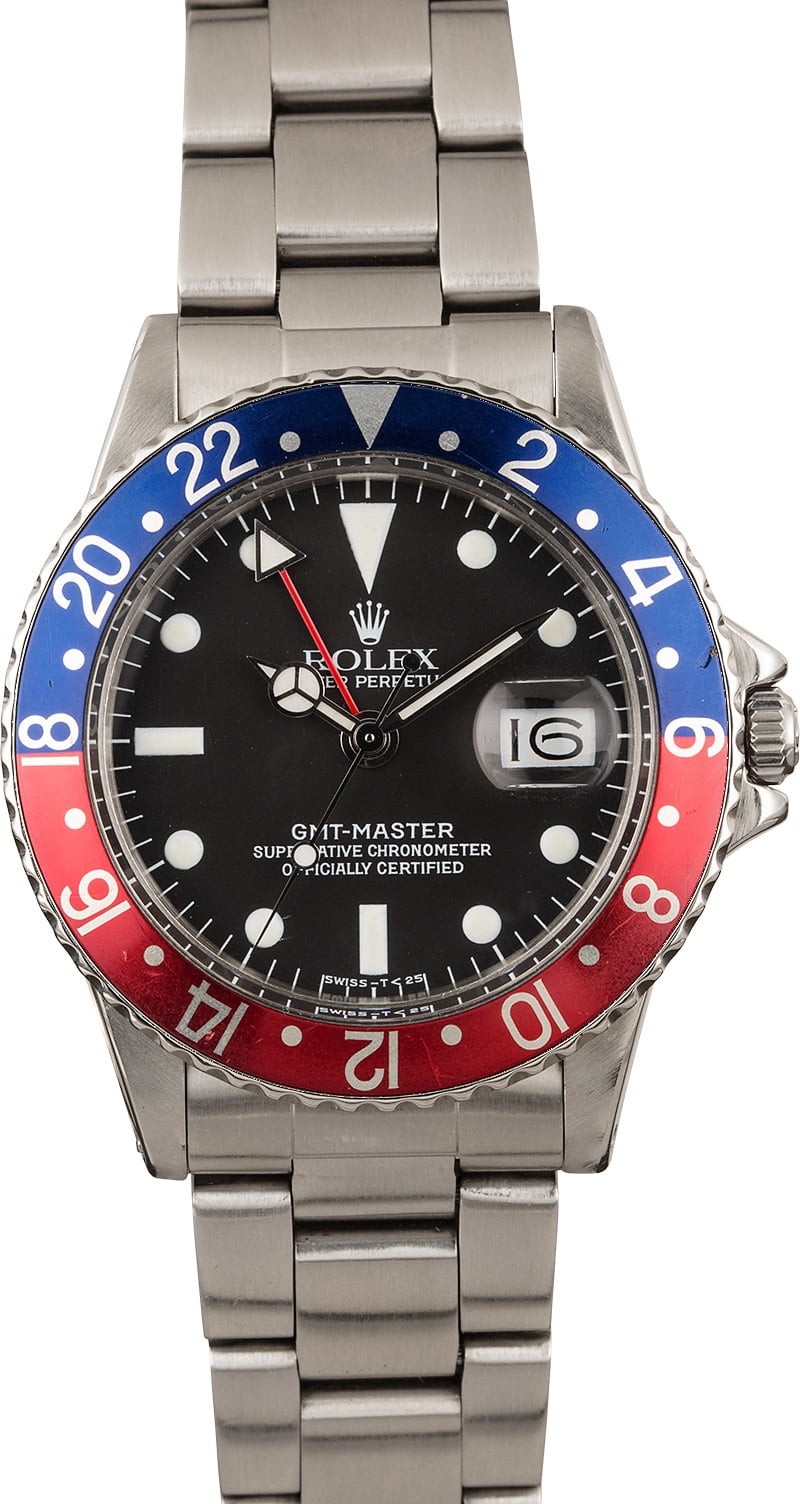 Vintage Rolex GMT-Master 1675 'Pepsi' 1972 WE01346