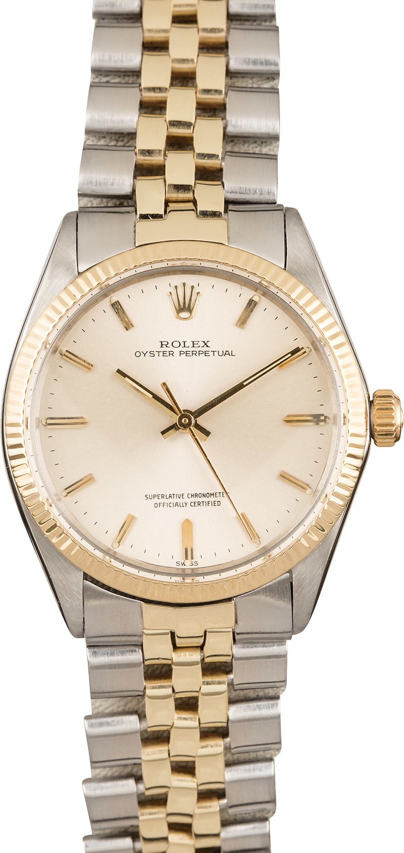 Vintage Rolex Oyster Perpetual 1005 Two Tone WE01501
